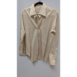 Cuzzens Khaki Long-Sleeve Button-Down Shirt